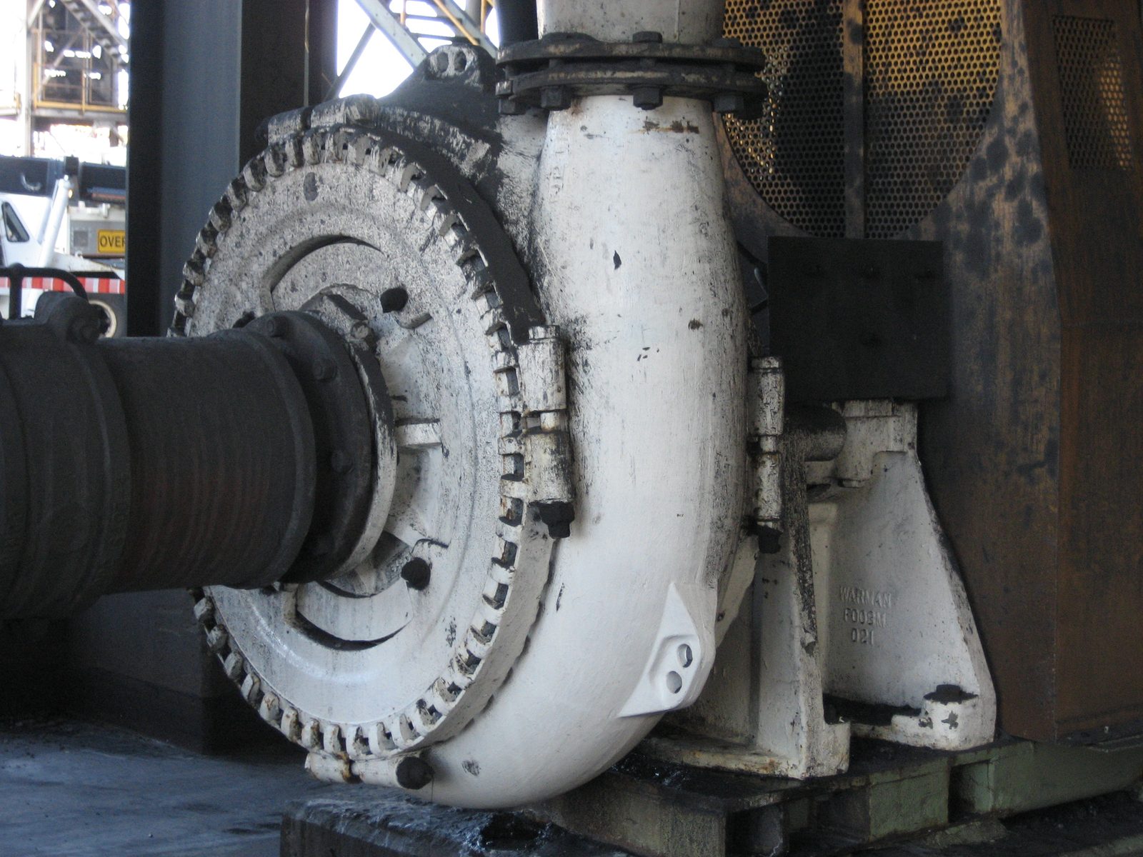 Centrifugal pump body and casing